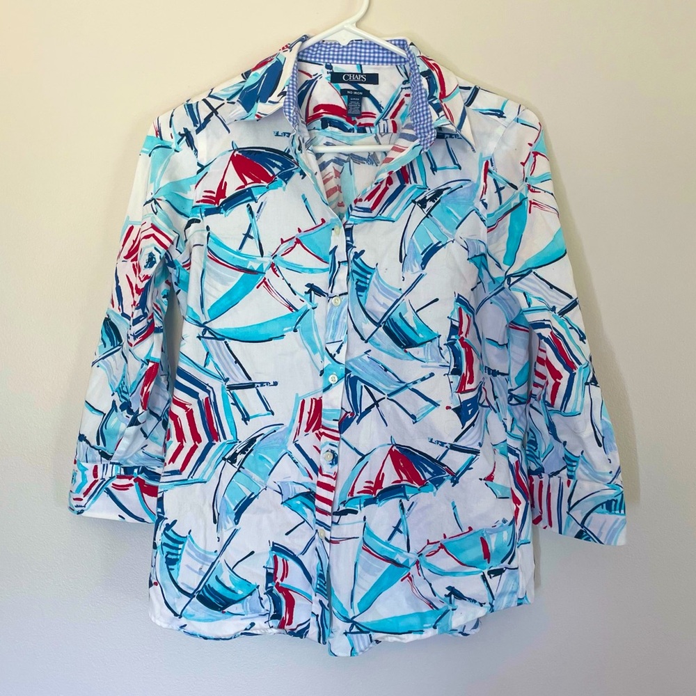 Chaps - Small Button-Down Top